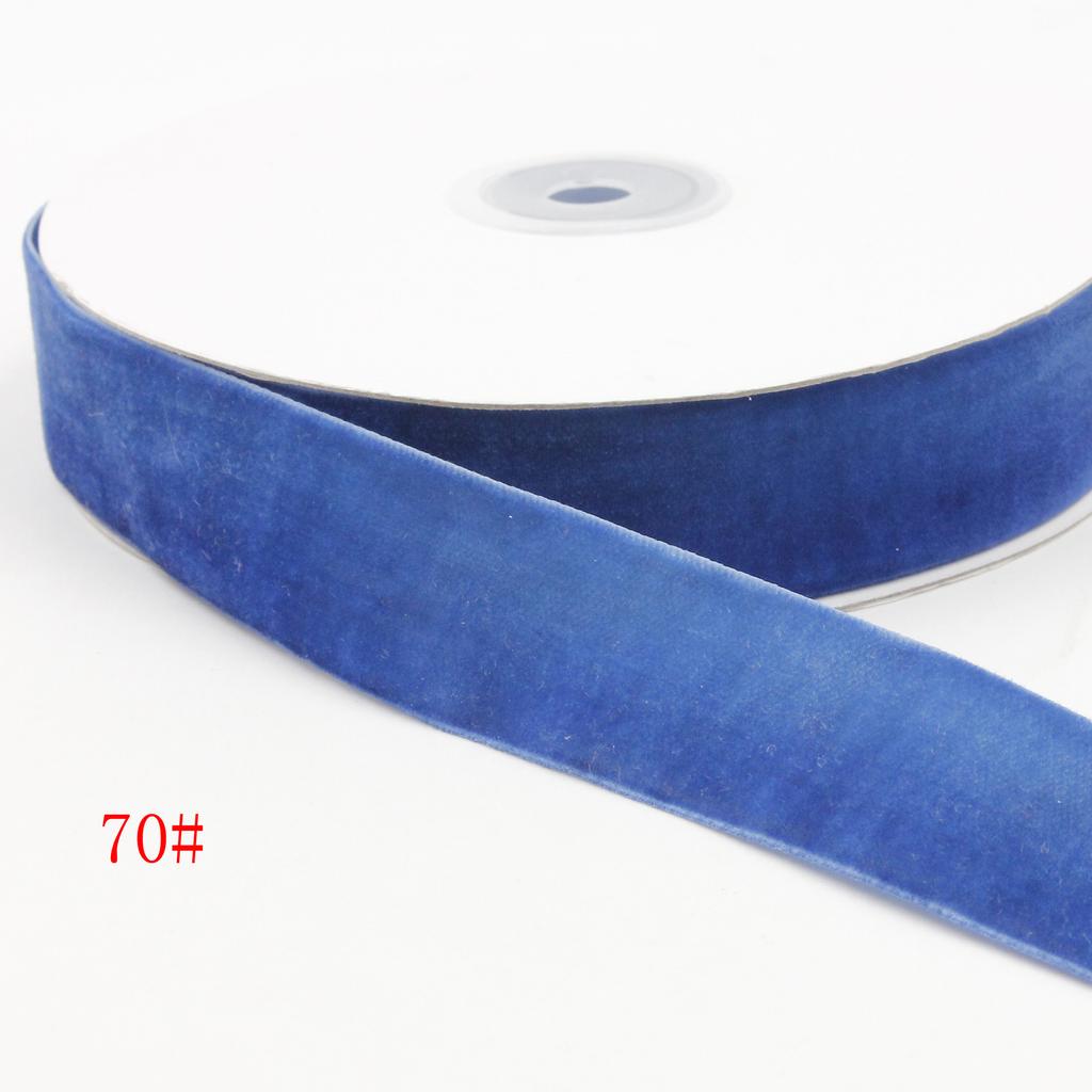 Small Size Packaging Multi-Colored Velvet Ribbon, Hair Accessories Diy Bow Decorative Flocking Webbing