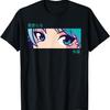 Anime Girl Eyes - Japan Culture Art - Japanese Aesthetic T-Shirt(17)