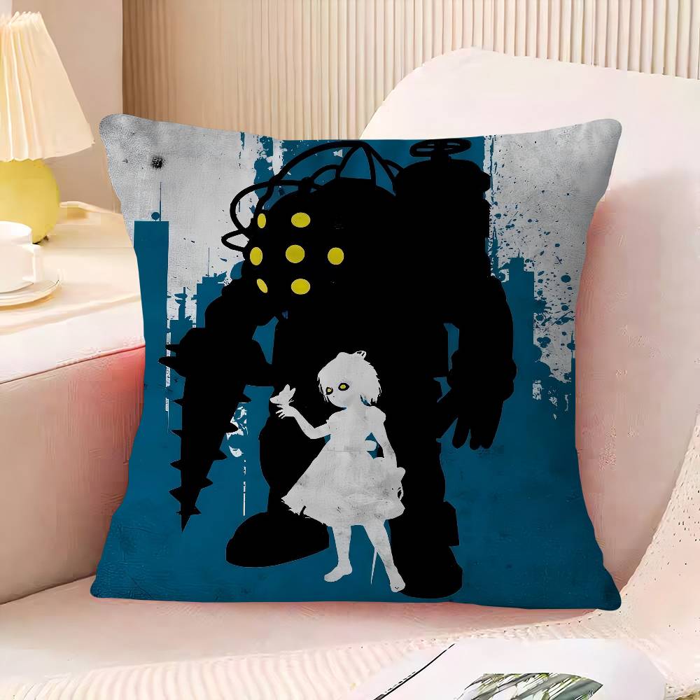 

B-BioShock I-Infinite Наволочка Подушка Чехол Наволочка Гостиная Диван Домашний Декор На Заказ 16x16Inch