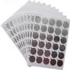 Eyelash Glue Holder Foil Pallet Glue Paper Patches Sticker For Eyelash Extension Disposable Glue Paper Pad Eye Sticker 300pcs