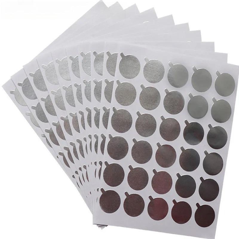Eyelash Glue Holder Foil Pallet Glue Paper Patches Sticker For Eyelash Extension Disposable Glue Paper Pad Eye Sticker 300pcs