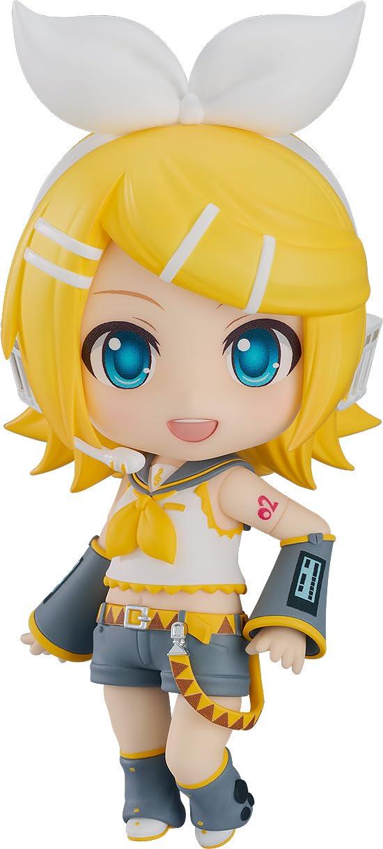 Good Smile Company Nendoroid Character Vocal Series 02 Kagamine Rin & Len Kagamine Rin 2.0 Non-scale Plastic Painted Movable Figure