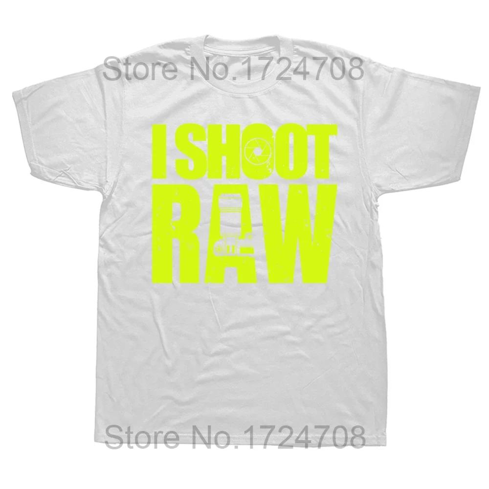 Jag fotograferar RAW-fotografi Fotograf Kamera T-shirts Grafisk Bomull Streetwear Kortärmad Födelsedagspresenter Sommarstil T-shirt