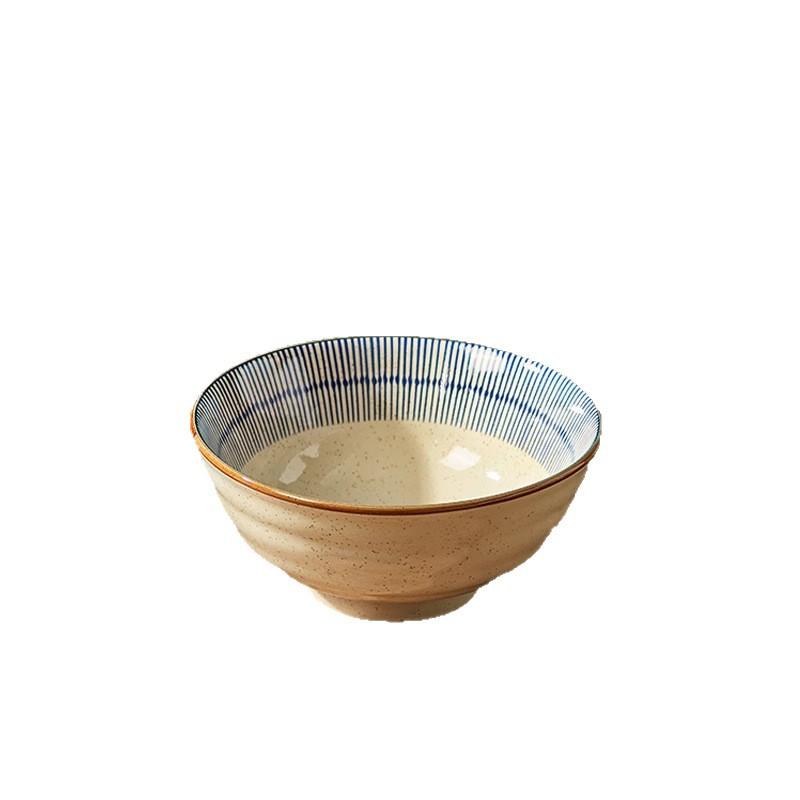 Japanese Ceramic Noodle Bowl Household Ramen Bowl New Underglaze Color Soup Noodle Bowl Eating Noodle Bowl Instant Noodle Bowl Large Bowl