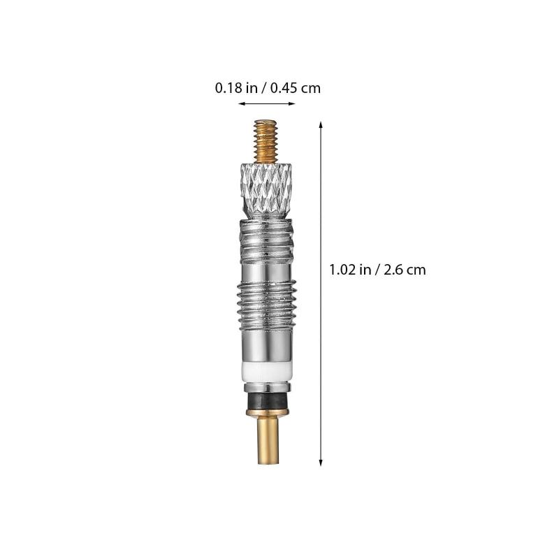 2/6/10Pcs Bike Repair Replacement Brass Tubeless Core Bicycle Removable Presta Valve Core For Road Mtb Bike