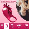 Male Cock Lasting Trainer Rotating Tongue Clitoral Stimulator Delayed  Ejaculation Semen Lock Ring 10 Modes Vibration Sex Toys