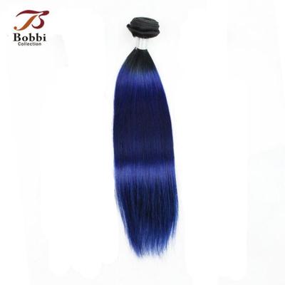 1b Blue Ombre Hair Weave 1 Dark Bundle Root Brazilian Non Remy