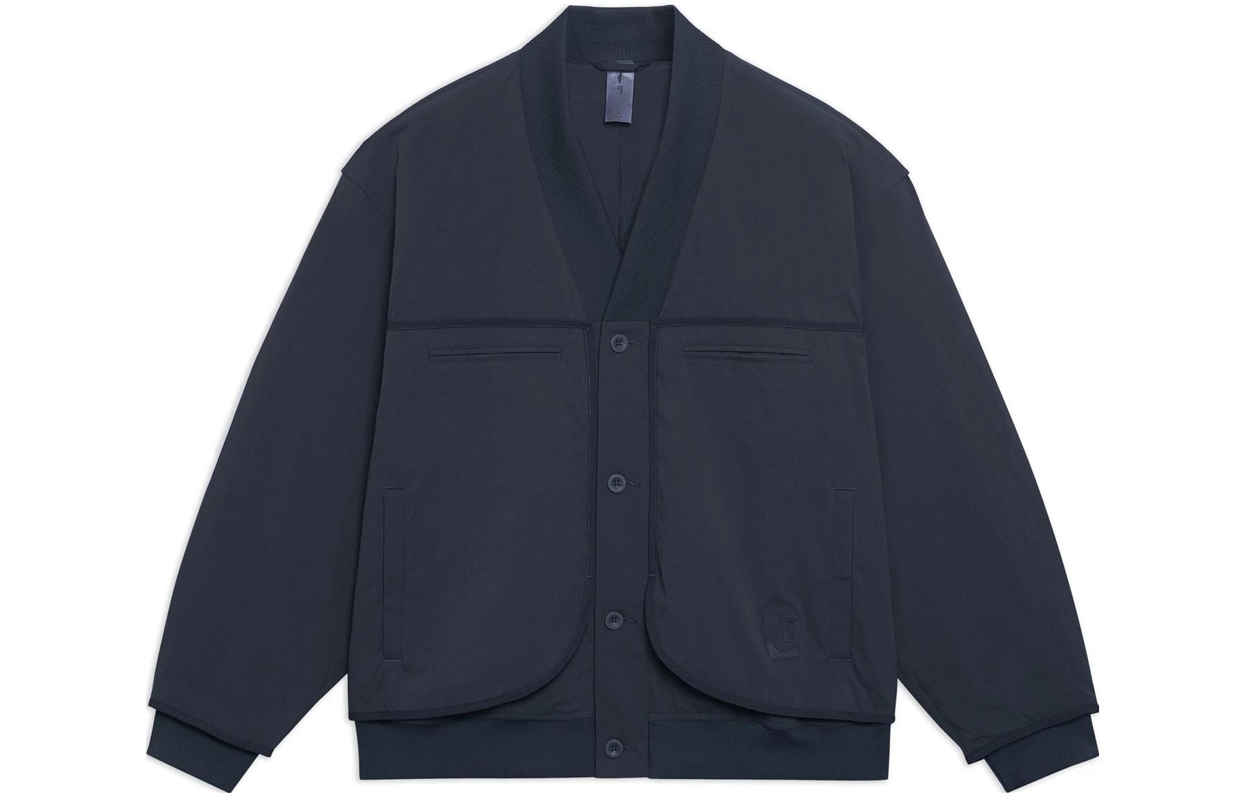 Li Ning X Jackie Chan Kung Fu Collection Jackets Men s Black V Neck Moderate Other AFDT115-1 M
