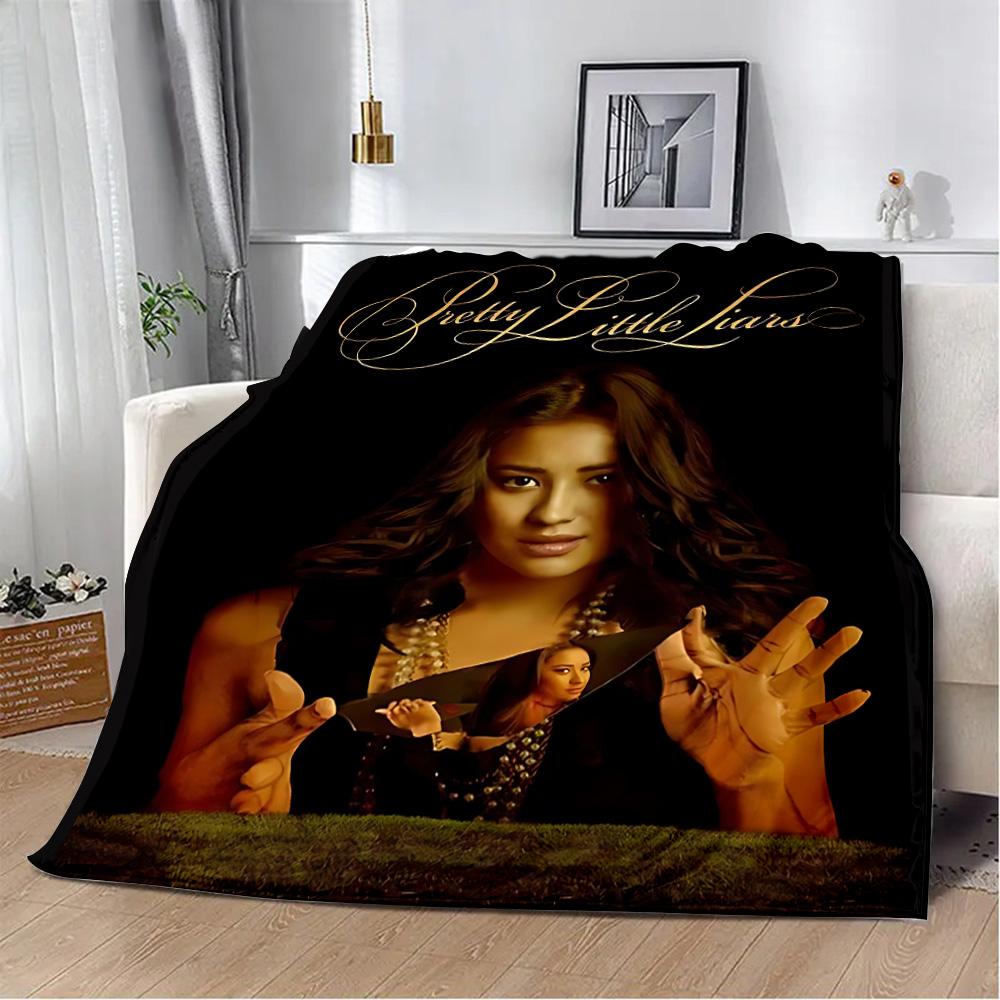 Pretty Little Liars Aufdruck Decke Picknickdecken Warme Decke Weiche und Bequeme Decke Haus Reisen Geburtstagsgeschenk