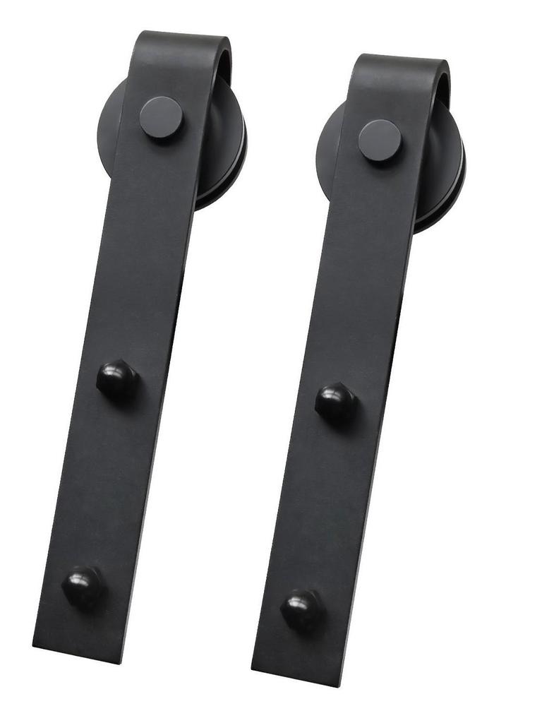 Sliding Barn Door Hardware Kit with Track and Accessories