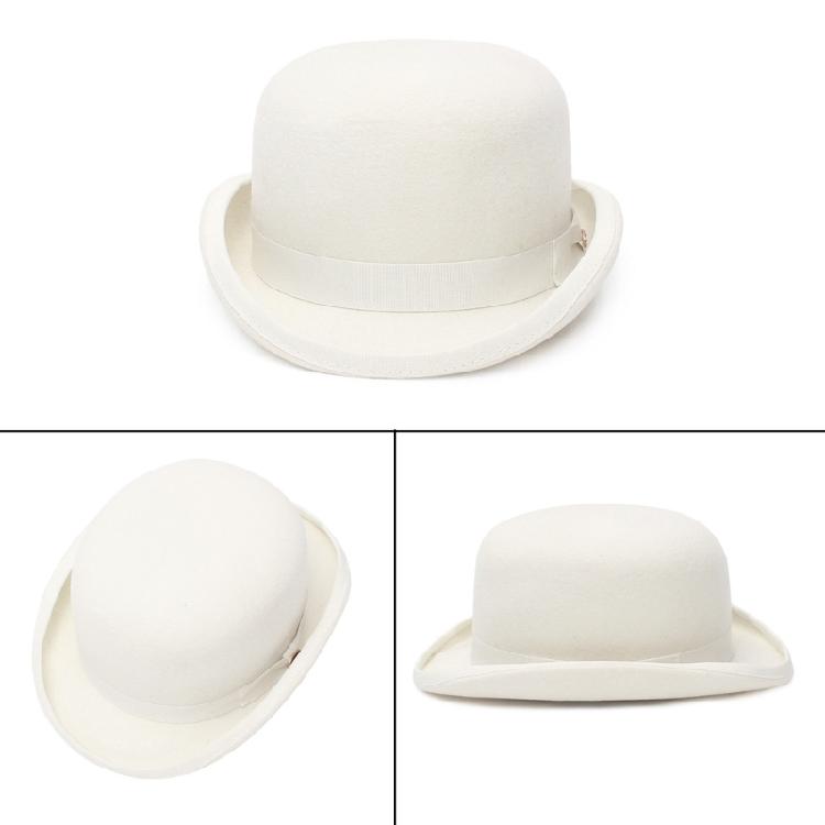 Cappello a Cilindro Occidentale Cappello Fedora in Lana a Tesa Larga Regalo per Fidanzato Cappello a Cilindro a Tesa Corta