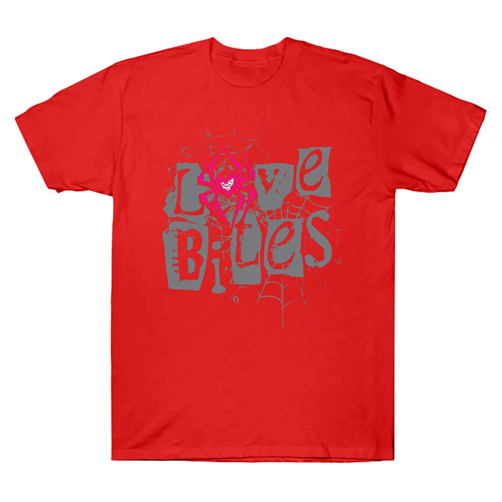 

AJ Lee Love Bites Classic Essential T-Shirt Vintage High Street Oversize Streetwear Women Men Cotton O-neck Short Sleeve Clothes XXL красный