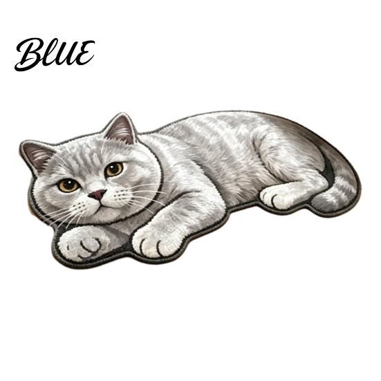 Non-slip Floor Mat Cute Cat Bathroom Rug Anti-Slip Absorbent Bath Washable Plush Door