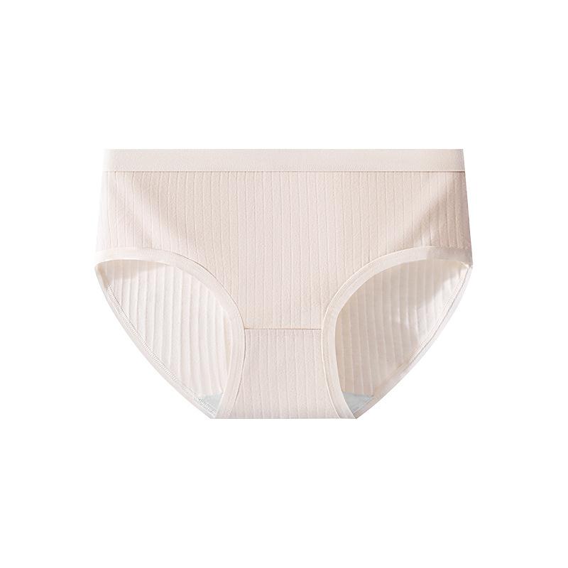 

7 шт., женские трусики, дышащее хлопковое нижнее белье, трусы для девочек, однотонные трусики, мягкие трусы, бесшовные сексуальные женские трусы с низкой талией XL бежевый