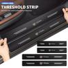 Carbon Fiber Leather Car Door Sill Protection Strip Decorative Car Accessories For Cadillac XT5 XT6 ATS XTS SRX XT4 CT5 CT6