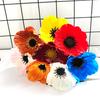 Künstliche Blume Fake PU Blumiger Stiel Real Touch Kunstseide Blumenstrauß für Hochzeitsfeier Dekoration Blumengestecke Haus Tischmittelstücke