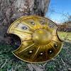 60.96 Cm Medieval Troy Trojan Shield, Hand Carved Battle Round Shield, Ancient Greek Metal Shield, Role Cosplay Play Trojan Shield, Gift For Halloween