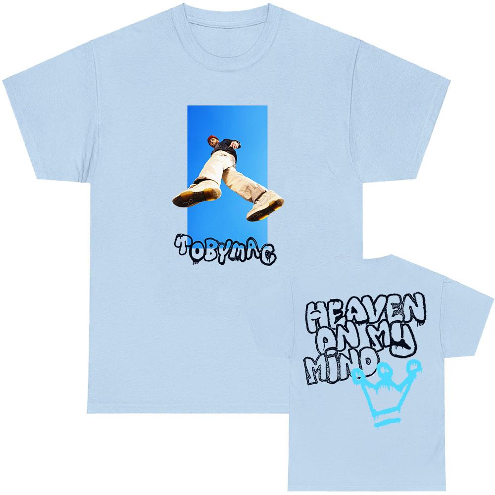 TOBYMAC Heaven on My Mind Tee Unisex Streetwear Singer Fashion Graphic Printing T-shirt Short Sleeve Cotton T Shirt