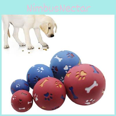 Ballgnawing Dog Interactive Rubber Rotate Leaky Food Balls Pet Toys Durable