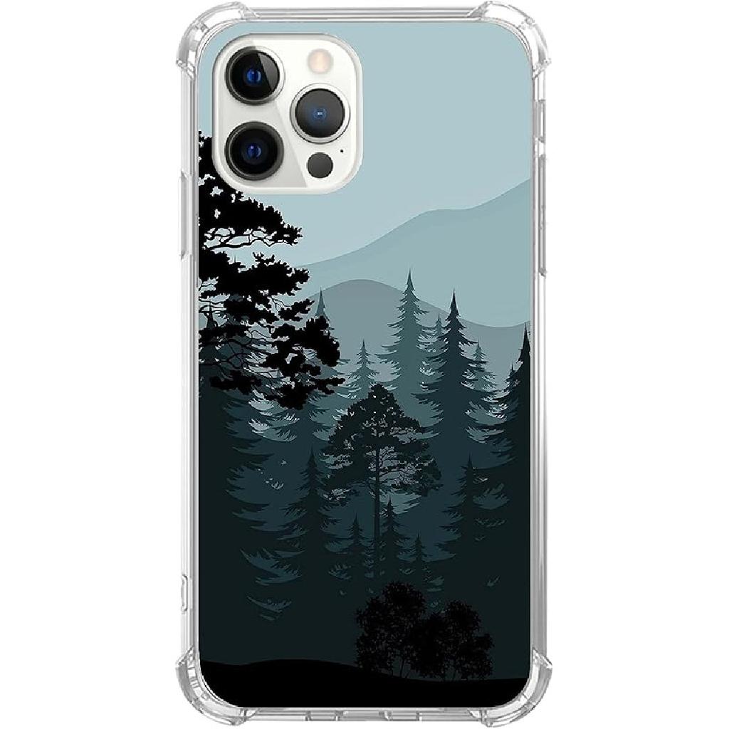 West Cow Cactus Pattern Case Compatible with iPhone 16 Pro, Wild West Animal Cow Plants Cactus Cover for iPhone 16 Pro, Cool TPU Phone Case Cover