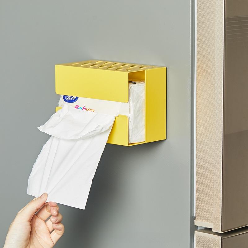 Kitchen Tissue Boxes Home Iron Multifunctional Office Crafts Seat Type Toilet Paper Storage Case Bedroom Metal Tissue Dispenser