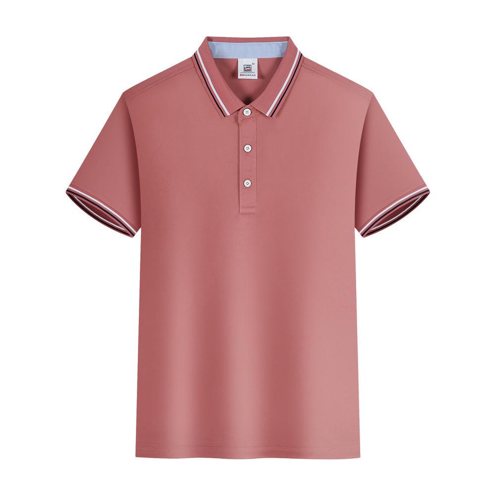 Custom Logo Quick Dry Short Sleeve Ice Silk Polo Shirt for Work or Advertising XXL