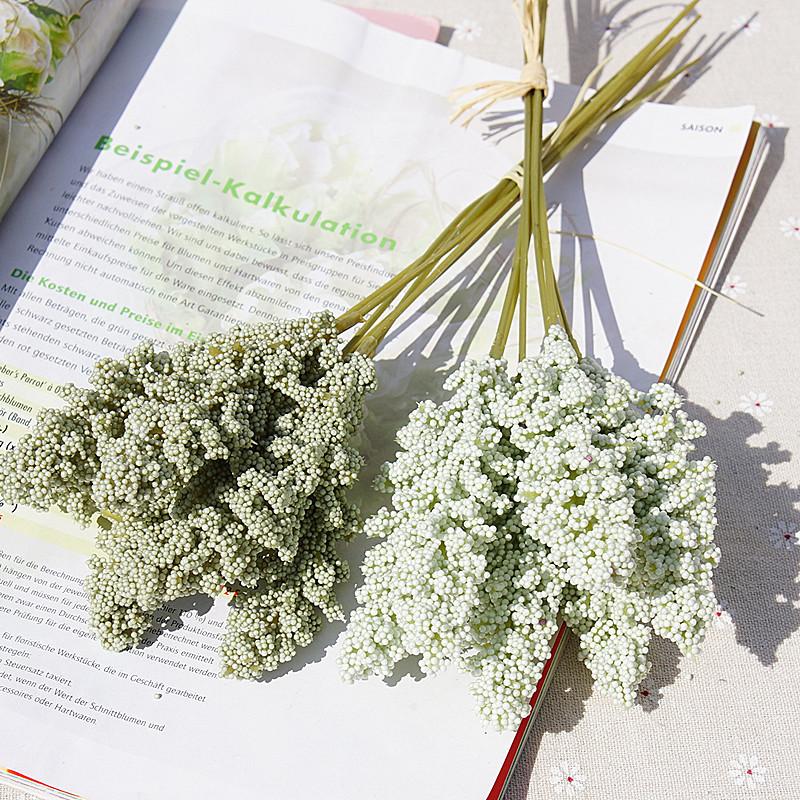 Artificial Plants PE Lavender Vases for Home Decoration Wedding Decorative Fake Flowers Bridal Accessories Clearance Stage Props