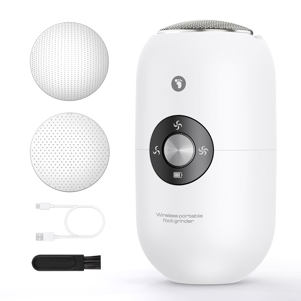 

for Tibnozt Electric Callus Heel Heel Sole of the Powerful 3 2 Polishing Safe Smart Pressure Foot Birthday [New 2025] Remover, File, Care, Foot,