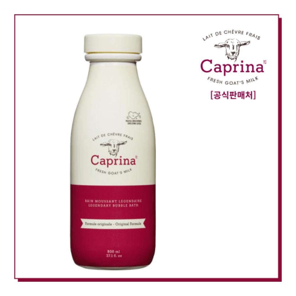 Caprina Fresh Goat Milk Legendary Bubble Bath Bath 800ml Original none