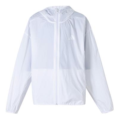 adidas Sports Casual Knitted Hooded Cardigan Kids Jackets White JL7540