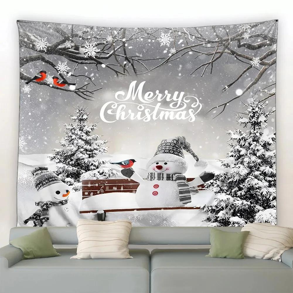 Christmas Luxury Tapestry Bedroom Living Room Home Christmas Decoration