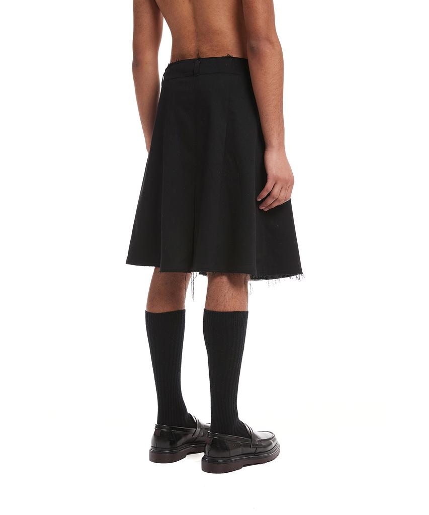 Trunk Project Black Pleated Wrap Skirt