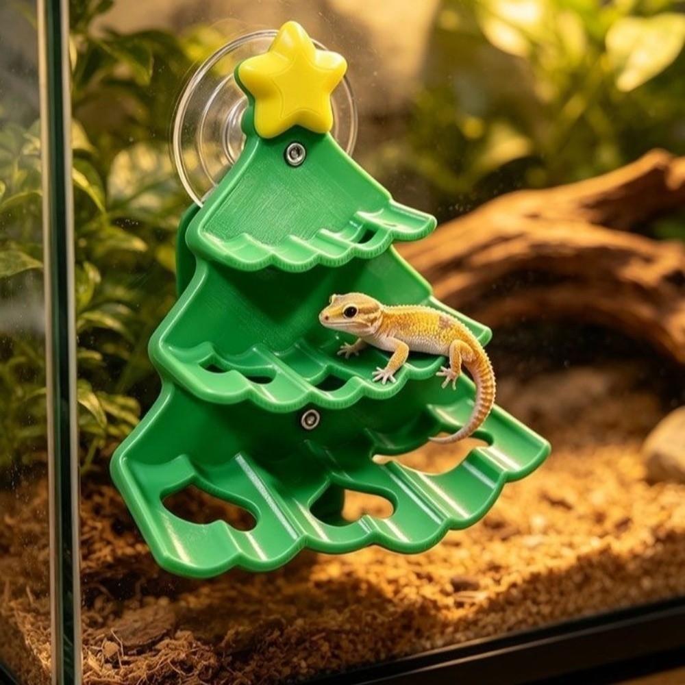 Simulation Leaves Reptile Christmas Tree Climbing Frame Snake Climbing Rest Stand  Gecko Habitat