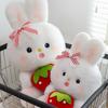 Strawberry Stuffed Rabbit Animal Plush Toy Backpack Cartoon Badroom Decoration