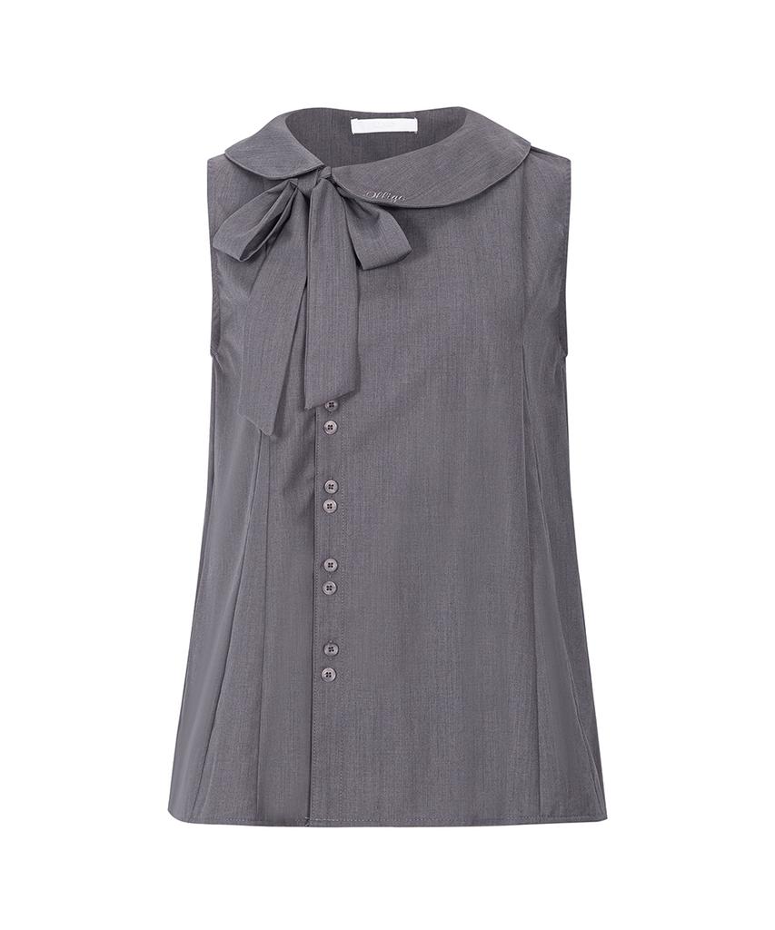 ILLIGO Rope Flare Blouse Charcoal