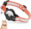 Reflective Luminous Collar for a Cat with an AirTag Holder 23-33 Cm