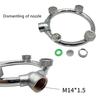High Pressure Misting Spray Nozzle Fit for Cooling and Humidifying Indoor Environment Stainless Steel Easy Installation