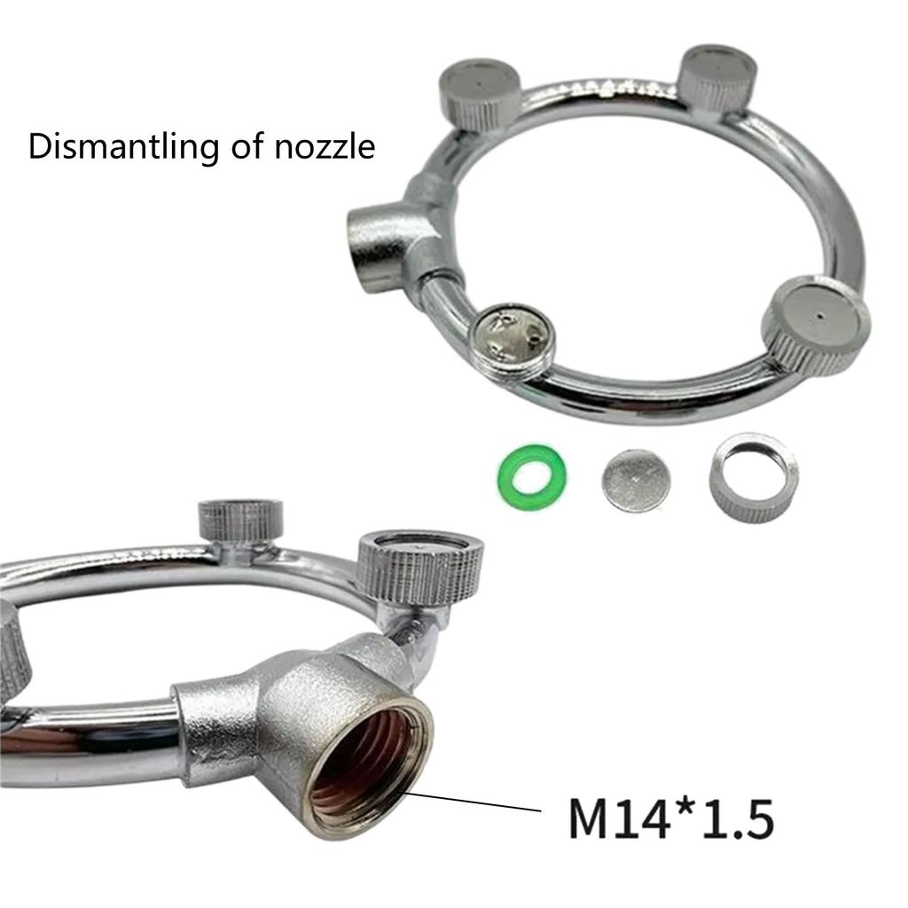 High Pressure Misting Spray Nozzle Fit for Cooling and Humidifying Indoor Environment Stainless Steel Easy Installation