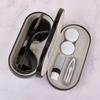 Double Layer Cosmetic Case 2 in 1 Glasses Box Creative Glasses Protective Cover  For Travel