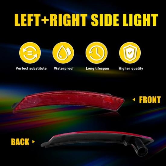 Amber 4X Side Light Red Housings For R55 MINI R56 R58 R57 R59 R60 R61 Front Rear