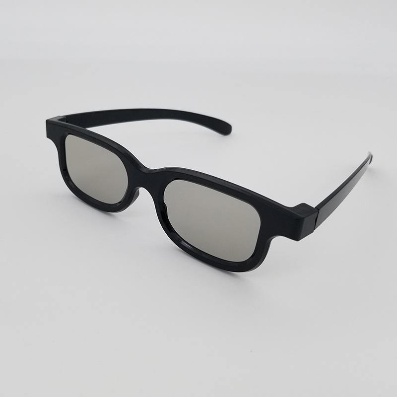 Polygonal Circular Full-Frame 3D Polarized Glasses for Adults - Movie Watching Stereo Glasses