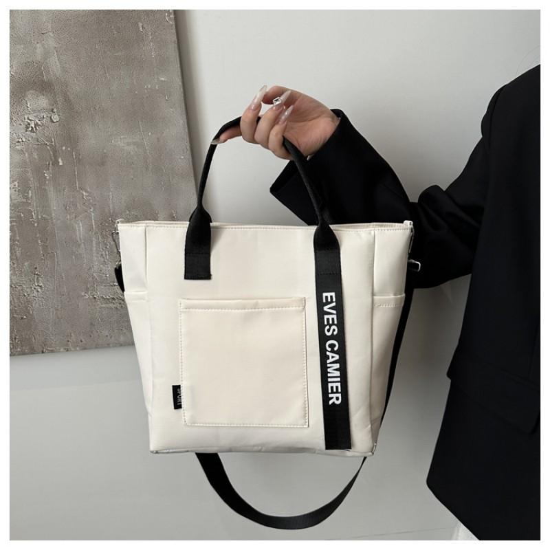 Trendige Wasserdichte Nylon-Tragetasche für Damen, Große Kapazität, Leicht, Crossbody-Tasche für Studenten, Arbeit, Reisen, Fitnessstudio
