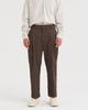HISHANDER Two Pleats Tapered Pants