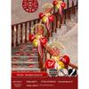 Tinsel Wedding Room & Stair Décor Set with Balloons - Bride & Groom's Side Decoration Kit