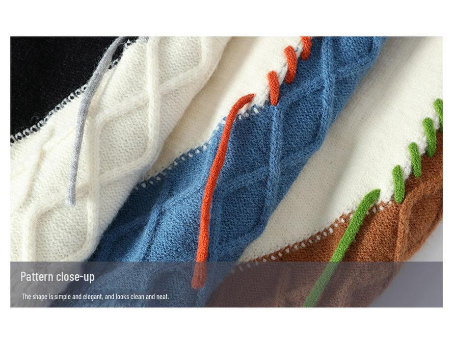 Men's Casual Round Neck Knitted Sweater - Autumn/Winter Collection