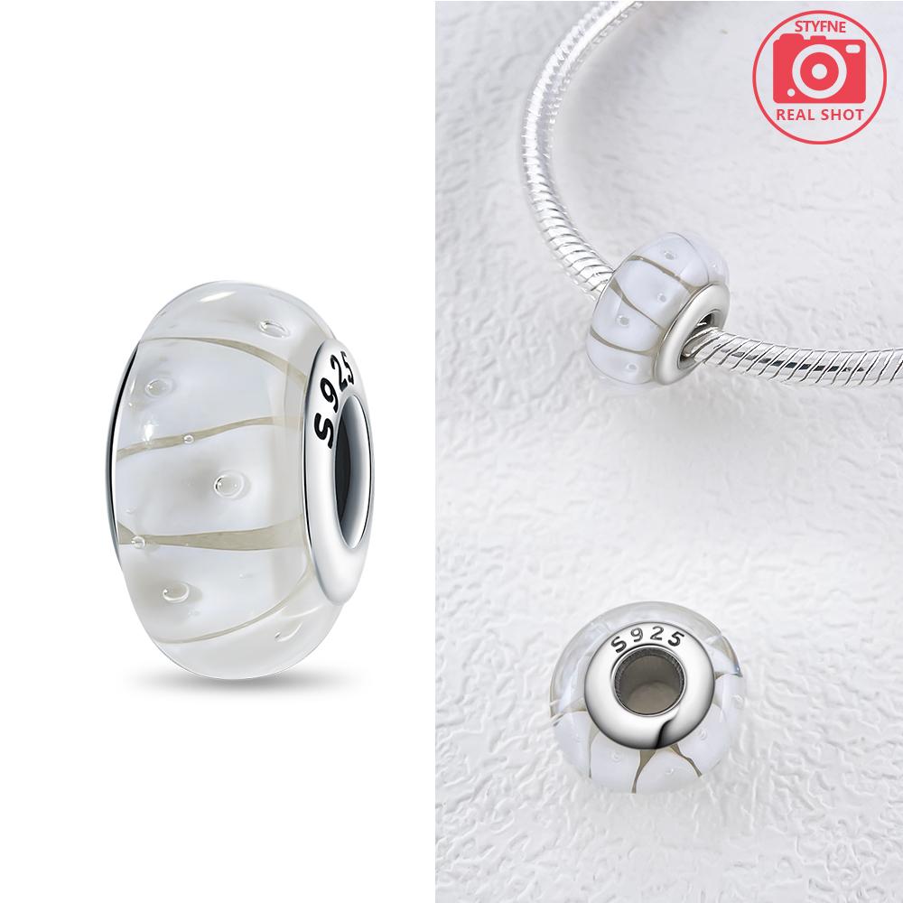 Charm Plata Murano Fantasy Bubble Mini Glass Bead Copper Colors For Charm Copper Colors Genuine Bracelets For Jewellery Crafting