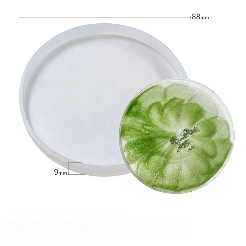 DIY Epoxy Resin Coaster Kit with Silicone Molds & Storage Box Creative Craft Kit