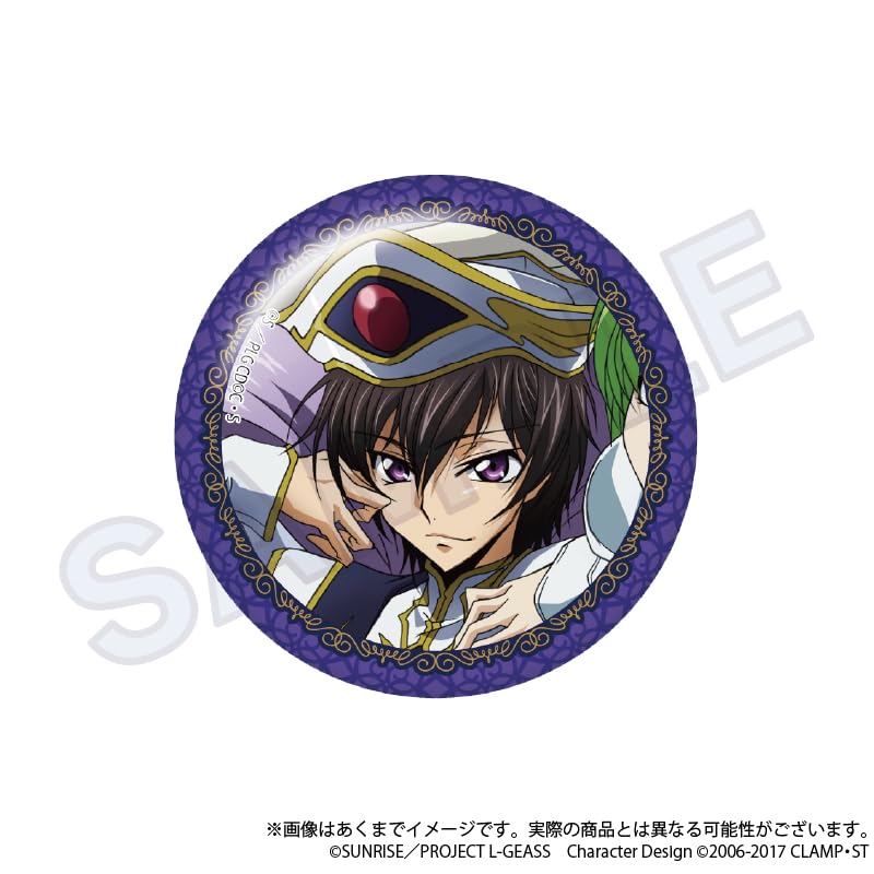 Code Lelouch of the Rebellion Lelouch Trading Collection Can Badge Box of 6 Geass ver.