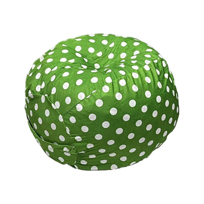 Plush Animal Toy Storage Bag - Children's Soft Bean Bag Chair Cover with Zipper