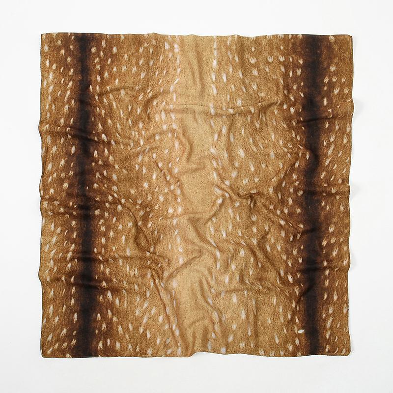 Deer Skin Design Printed Modal Breathable Scarf Wrap Soft Cotton Rayon Viscose Woven Muslim Hijab Women Shawl Islamic Turban